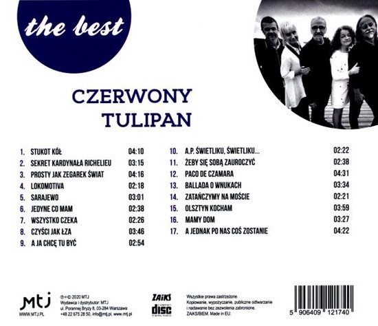 Czerwony Tulipan: The best: Piękno [CD], Czerwony Tulipan | Muziek