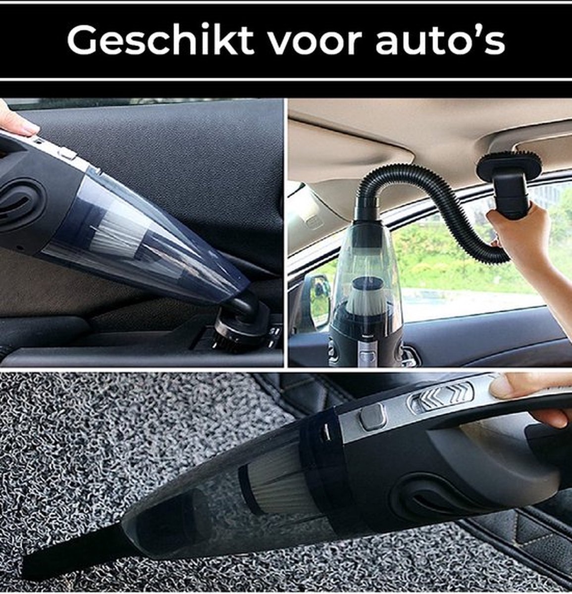 Borvat | Kruimelzuiger snoerloos - Handstofzuiger met 4 - afbeelding 3