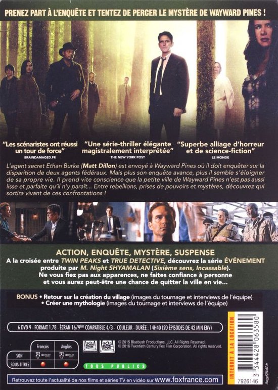 Wayward Pines [6DVD] (DVD), Shannyn Sossamon | DVD | bol