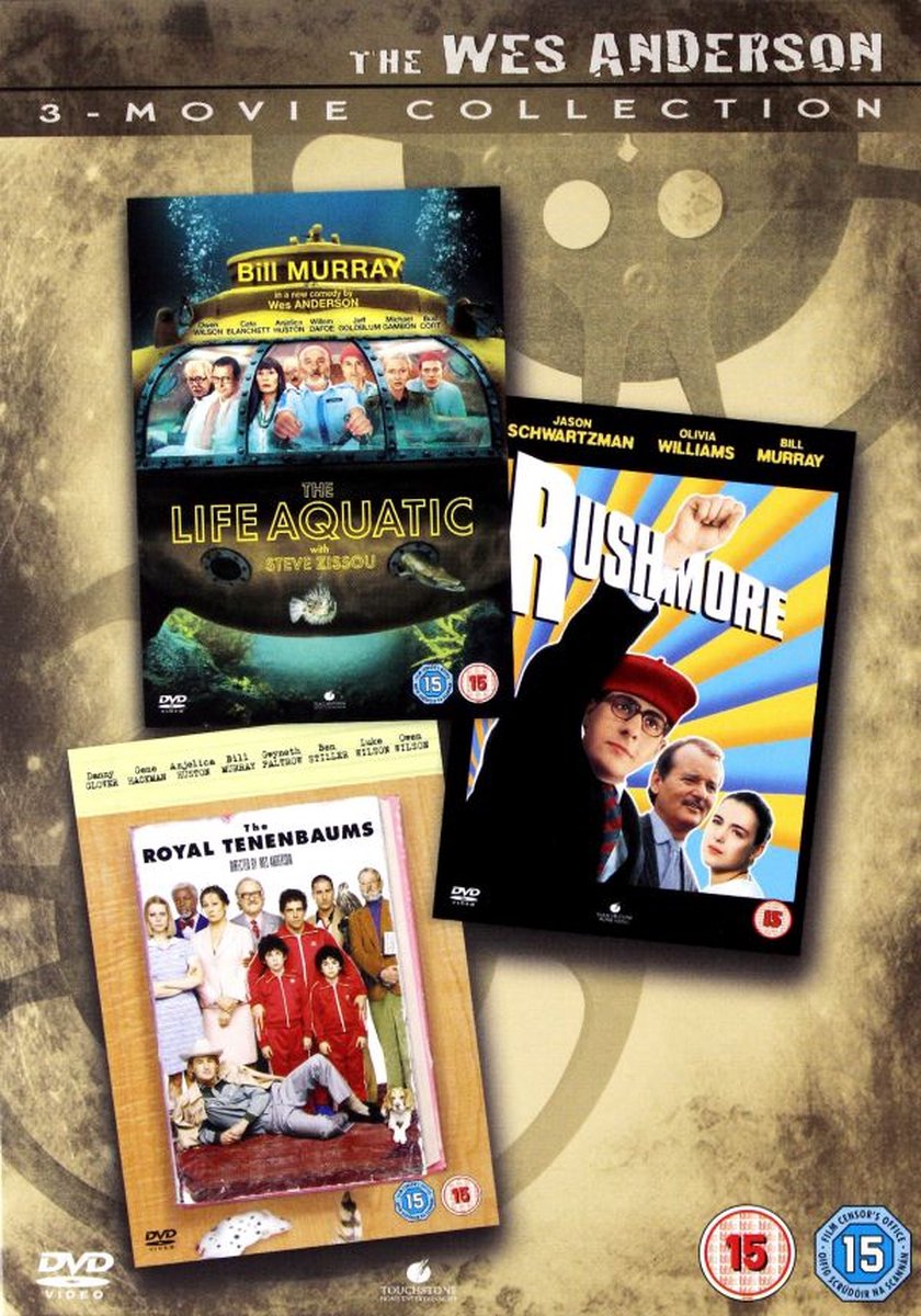 Wes Anderson Collection - Life Aquatic / Rushmore / The Royal Tennenbaums - Movie
