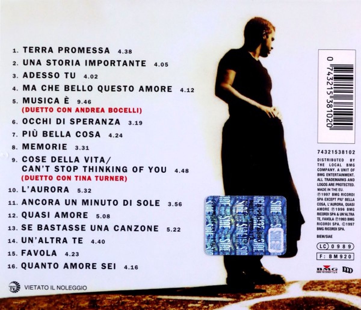 Eros Eros Ramazzotti Cd Album Muziek Bol