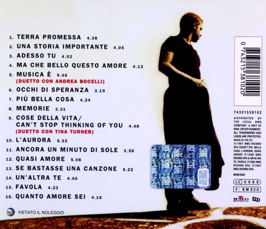 Eros Eros Ramazzotti Cd Album Muziek Bol 4833