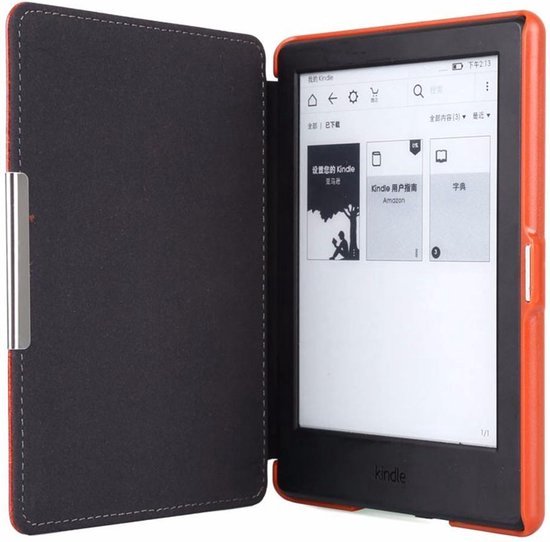 Shop4 - Geschikt voor Sleepcover voor Kindle Oasis 8 - Cabello Bruin van Shop4 — afbeelding 2