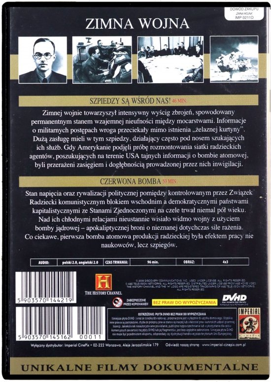 Wojny, które zmieniły świat 11: Zimna Wojna [DVHD] (Dvd), Tim Curry