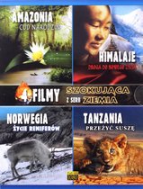 Szokująca ZIemia: Amazonia / Himalaje / Norwegia / Tanzania [BOX] [4xBlu-Ray]
