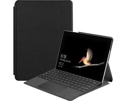Shop4 - Geschikt voor Microsoft Surface Go 3 Hoes - Smart Book Case Zwart