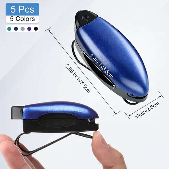 Auto zonnebril houder 2 Stks Auto Bril Zonnebril Clip Auto-accessoires Auto Voertuig Leesbril Zonnebril Brillen Zonneklep Clip Houder Draagbaar