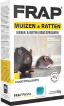 FRAP – Appât en pâtes contre les Souris et les rats – Poison pour souris - Poison pour rats – Poison pour rats - Poison pour souris – Intérieur & Extérieur – 150g