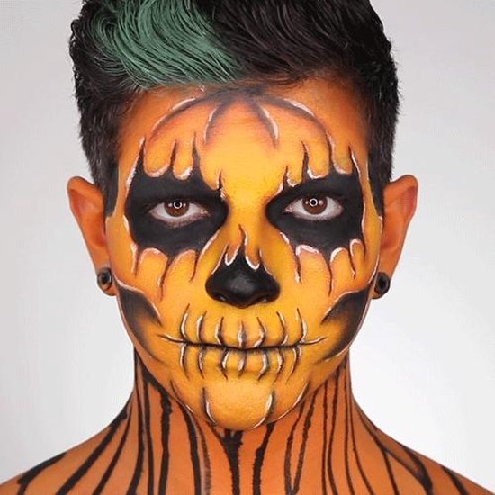 Kit Maquillage Squelette pour enfant pour Halloween
