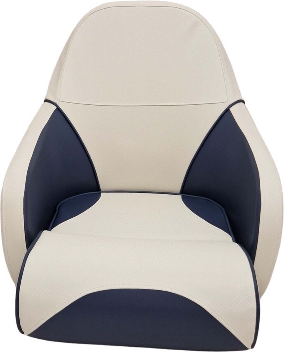 Hollex Classic Moon navy witte Stuurstoel