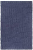 vidaXL - Vloerkleed - rechthoekig - 200x300 - cm - katoen - marineblauw