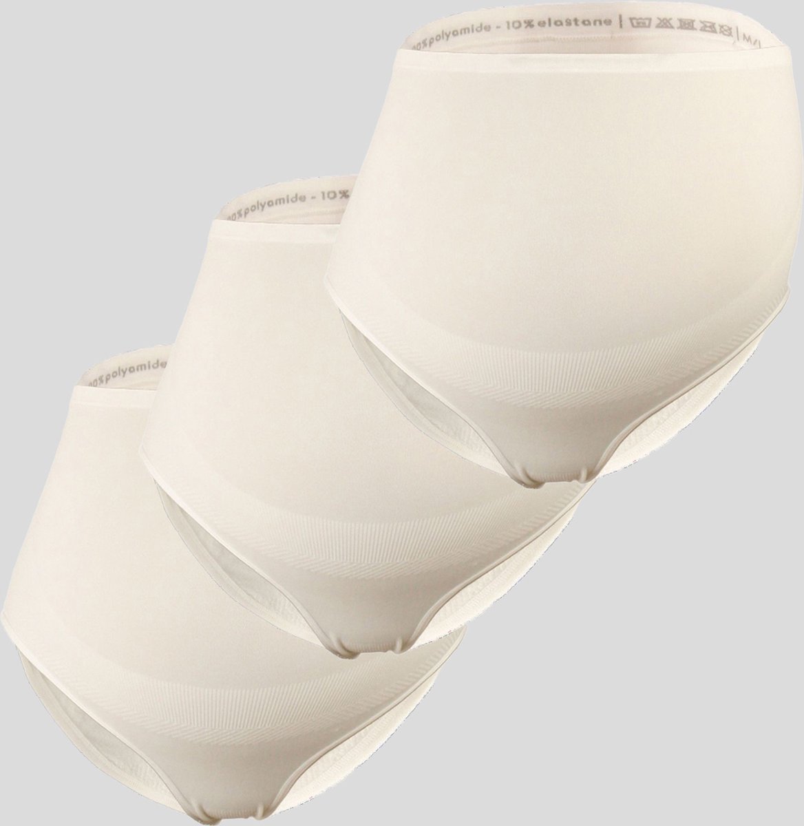 Mamsy PROMO!!  Duo Pack Zwangerschaps SLIP (wit - xs/s)