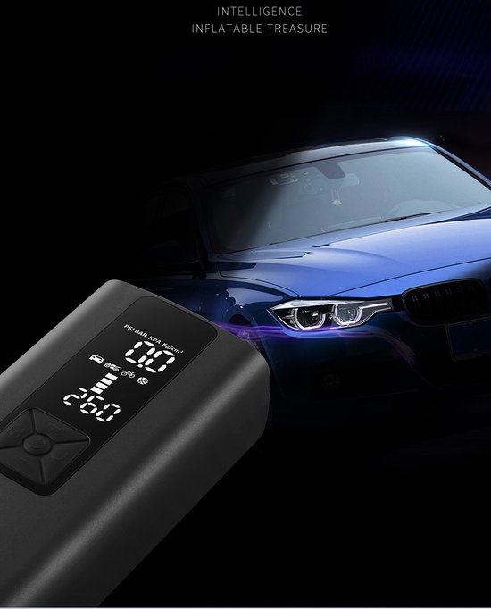AstroAI Compressor 12V Portable Car Compressor 100 PSI DC with LED Light Real Time Digital Screen for Car, Bike, Motorcycle, Ball, Air Cushion etc. Gifts for Men AstroAI Compressor 12V Portable Car Compressor 100 PSI DC with LED Light Real Time Digital Screen for Car, Bike, Motorcycle, Ball, Air Cushion etc. Gifts for Men