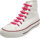 14x Lacets élastiques Shoeps rose - Baskets / baskets / chaussures de sport lacets élastiques - Aide à nouer les lacets