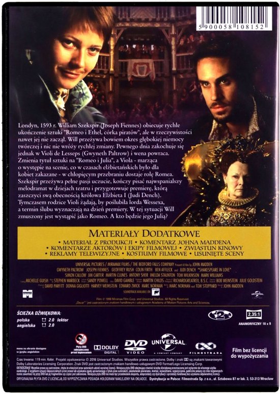 Shakespeare in Love [DVD]