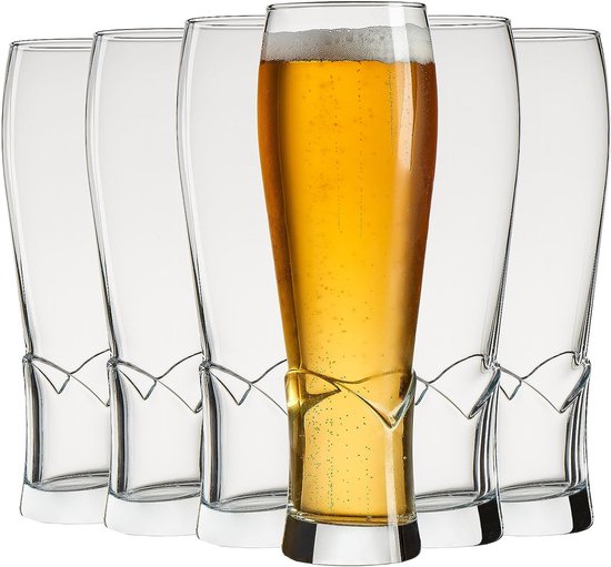 Verre à bière artisanale – Lot de 6 verres à bière Premium de 440 cc pour  bières... | bol