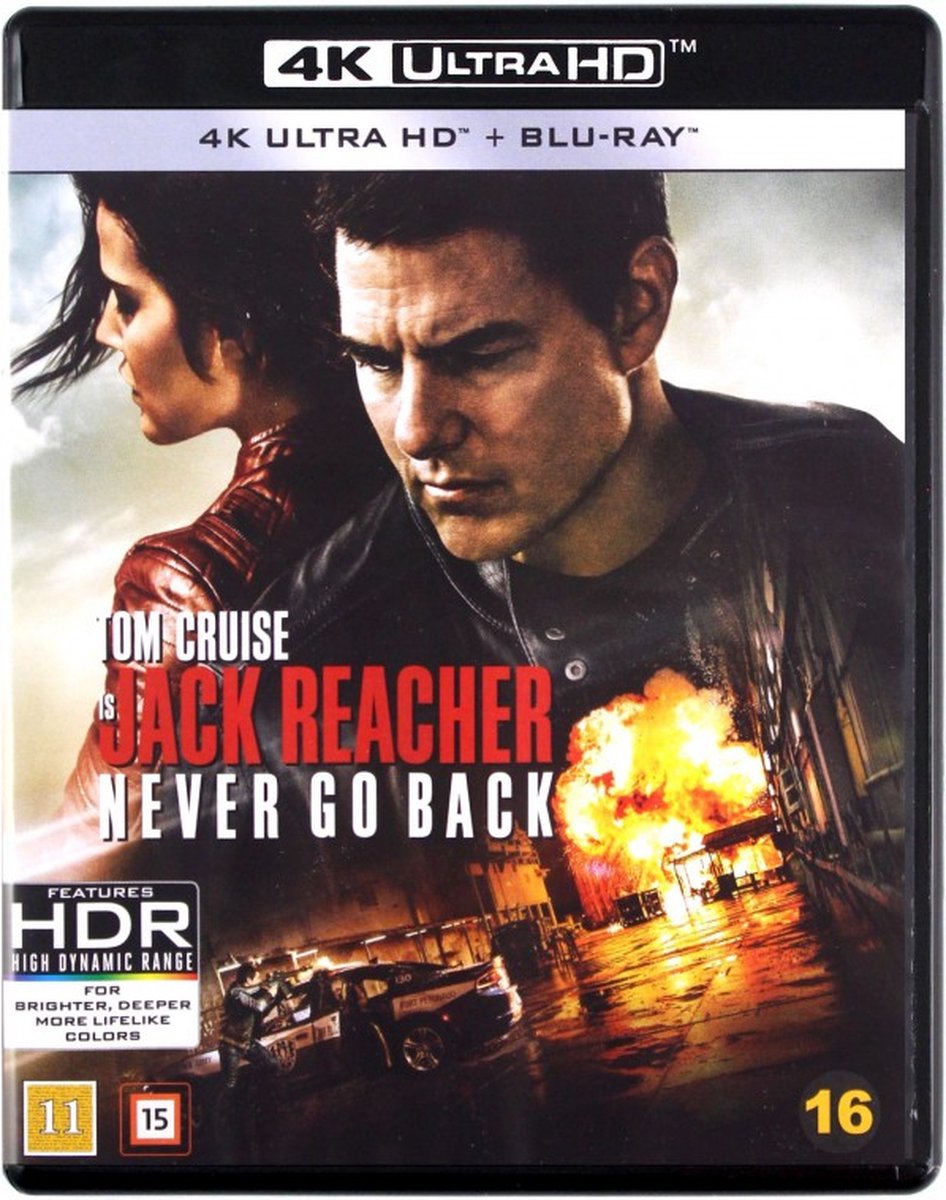 Jack Reacher: Never Go Back (4K Blu-Ray)-