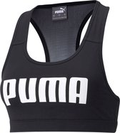 PUMA Mid Impact 4Keeps Bra Dames Sportbeha - Zwart - Maat XL