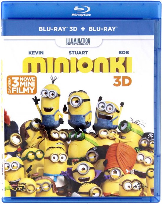 Foto: Minions blu ray 3d blu ray 