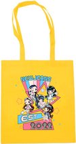 K-POP Totebag Yellow - Fan Merch NewJeans - Minji, Hanni, Danielle, Haerin, en Hyein Est. 2022 Boodschappentas Geel