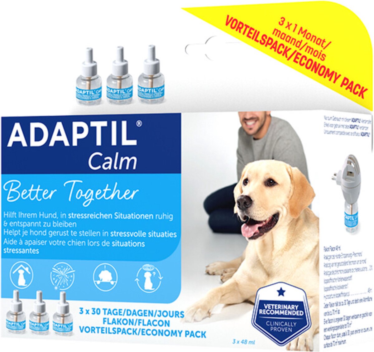 Adaptil Calm Navulling Voordeelpak 3x48 ml