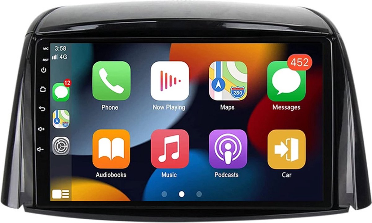 BG4U - Android Navigatie Radio geschikt voor Renault Koleos 2008-2016 met Apple Carplay en Android Auto