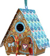 3D Baubles (Kerstbal Wenskaart met envelop) - Gingerbread House
