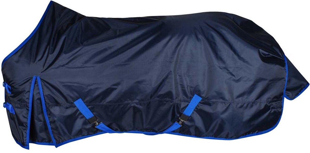 Budget Rider 0gr Outdoordeken - Paardendeken - Maat: 175 - Donkerblauw - Polyamide