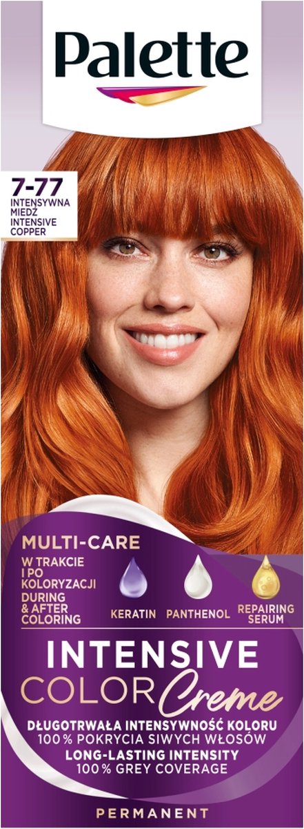 Intensive Color Creme Haarkleuring 7-77 Intensief Koper