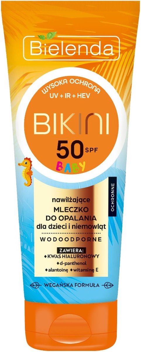 Bikini beschermende melk voor kinderen en baby's SPF50 100ml