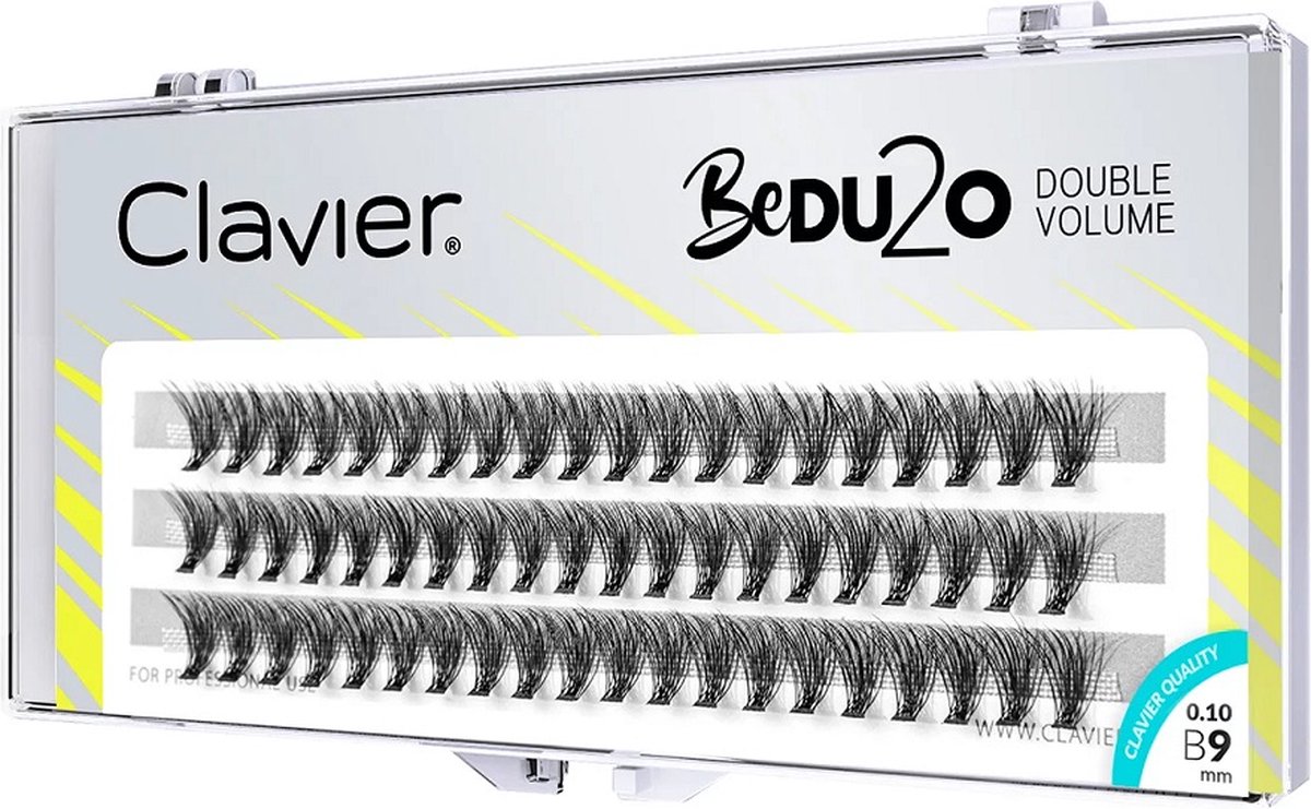 BeDU2O Dubbele Volume wimpertoppen 9mm