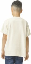 T-shirt Kind 9/11 years (L) Gildan Ronde hals Korte mouw Natural (x72) 100% Katoen