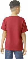 T-shirt Kind 9/11 years (L) Gildan Ronde hals Korte mouw Cardinal Red (x72) 100% Katoen