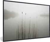 Fotolijst incl. Poster - Reeds in the mist - 30x20 cm - Posterlijst