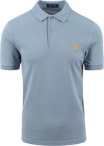 Fred Perry - Polo Plain As Blauw - Slim-fit - Heren Poloshirt Maat M