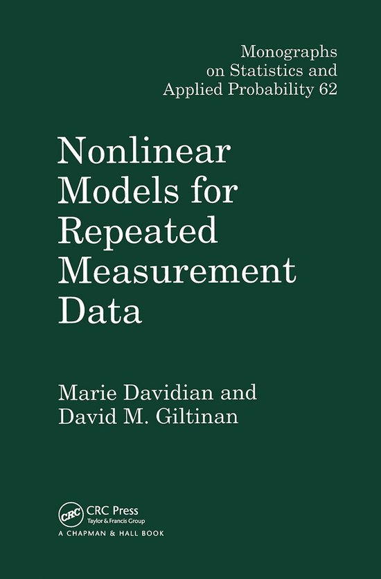 Nonlinear Models for Repeated Measurement Data - cover