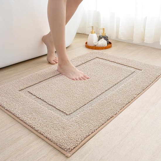 Badmat antidérapant, 70 x 120 cm, microfibre douce, tapis de bain, tapis de  douche