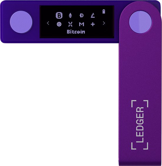 Ledger - Nano X Crypto Hardware Wallet - Bluetooth - Cosmic Purple