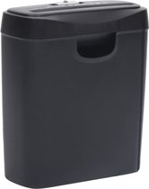 Papierversnipperaar Zwart 10 liter | 6 vellen tegelijk | Snijbeveiliging | Papierrecycling – Milieuvriendelijk – Versnipperen Papier – Vernietigen | Vanalles & nogwa