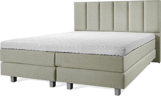 Boxspring Luxe 200x200 Vertical Groen