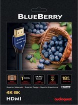 Câble HDMI Audioquest BlueBerry 18G - 0,6 mètre
