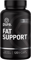PURE Fat Support - Fatburner - 120 vegan capsules - vitamine B6, B12 - Groene Thee Extract