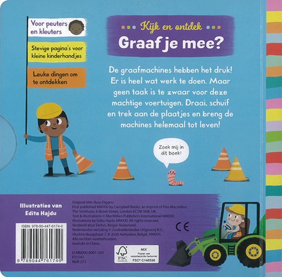 Deltas 'Kijk en Ontdek, Graaf Je Mee?' Kinderboek 0580726 van Delta — afbeelding 2