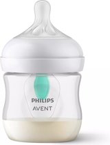 Bol.com Philips Avent Natural Response Babyfles met Airfree-ventiel - 1 Fles - 125 ml - 0+ maanden - Snelheid 2-speen - SCY670/01 aanbieding