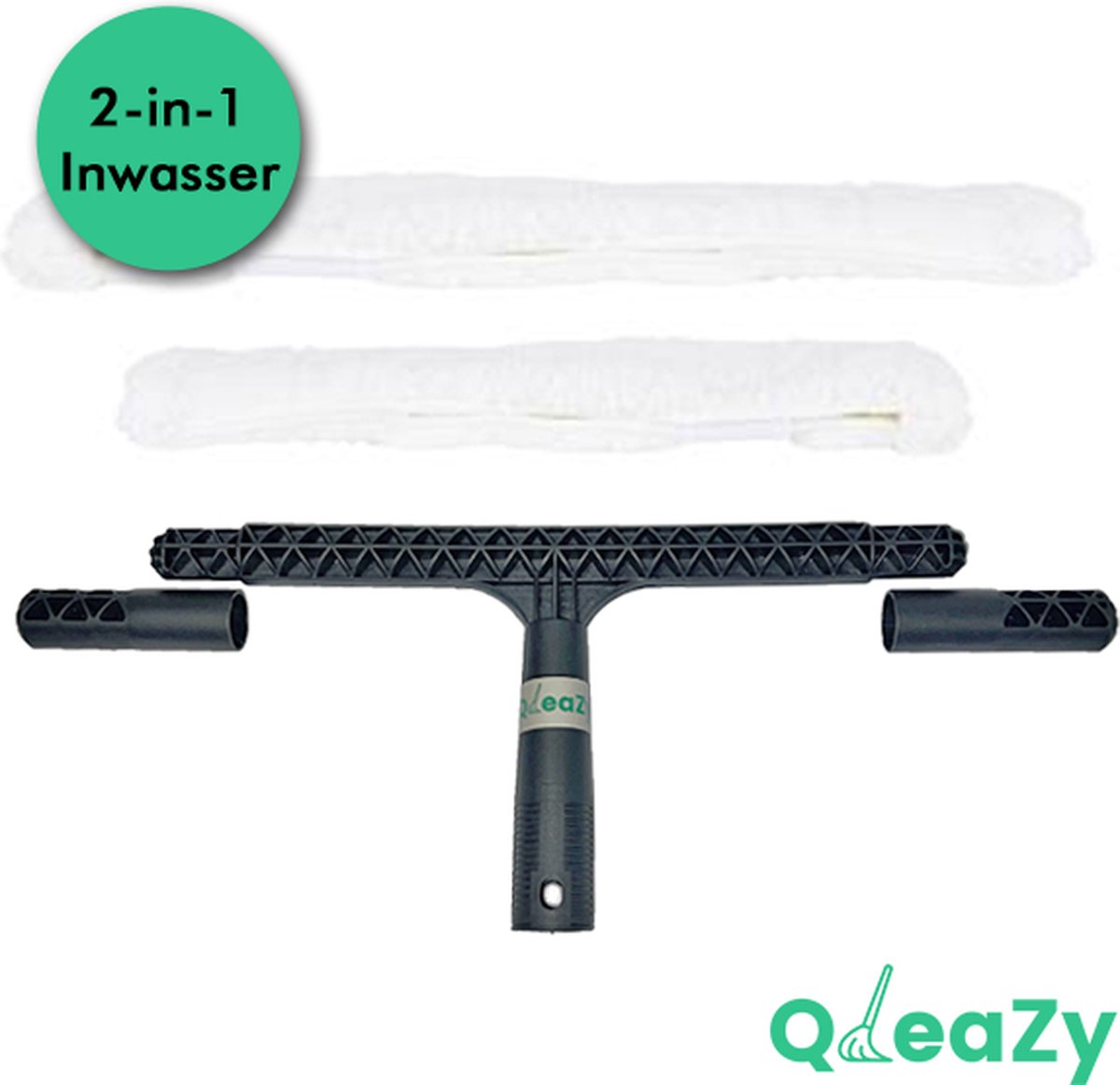 Goedkoopste 2-in-1 Inwasser Professioneel 35 45 cm - Inwashouder - Raamwisser - Raamtrekker - voor multifunctioneel gebruik ramen, douche en auto