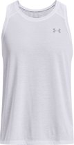 Under Armour Streaker T-shirt Mouwloos Wit S Homme