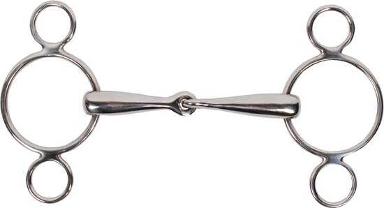 Mors Pagony Pessoa 3 anneaux 18mm Argent taille: 13.5