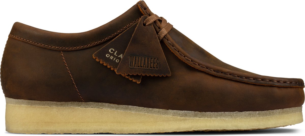 Clarks - Heren - Wallabee - G - 4 - beeswax - maat 7,5