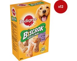 Pedigree Multi Biscrok Mergbeen - VALUE BUNDLE - Hondensnacks - 12 packs van 500g
