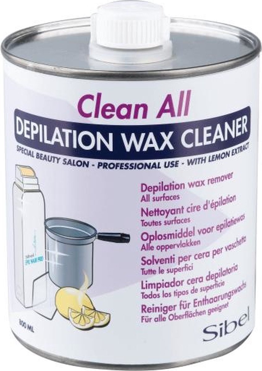 Sibel - Clean All - Depilation Wax Cleaner - 800 ml - Sibel
